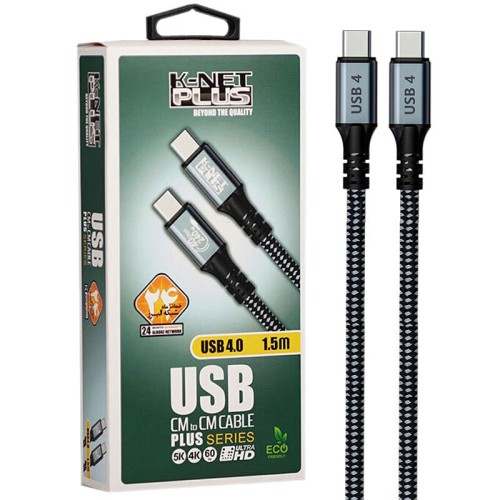 کابل دو سر تایپ سی کی نت پلاس KP-B12 طول 1.5 متر