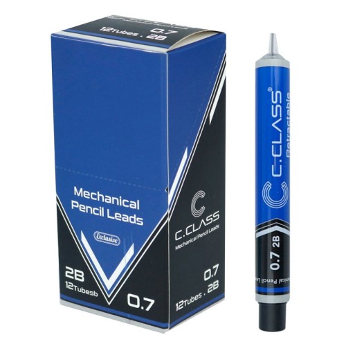 نوک مداد نوکی C.Class LT 1219-7 0.7mm 2B بسته 12 عددی