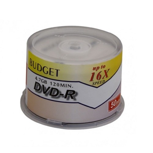 دی وی دی خام باجت ظرفیت 4.7 گیگابایت بسته 50 عددی