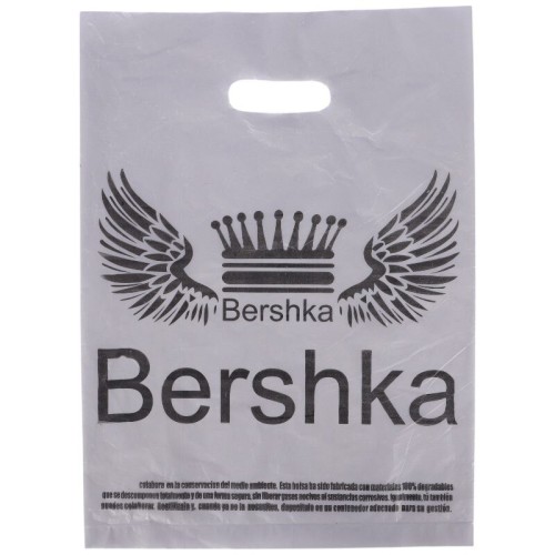 نایلون دسته دار طرح برشکا سایز 40*28 سانتی متر بسته 1 کیلویی