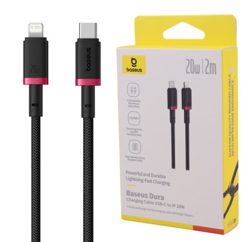 کابل تایپ سی به لایتنینگ فست شارژ 20 وات باسئوس P10377800U طول 2 متر