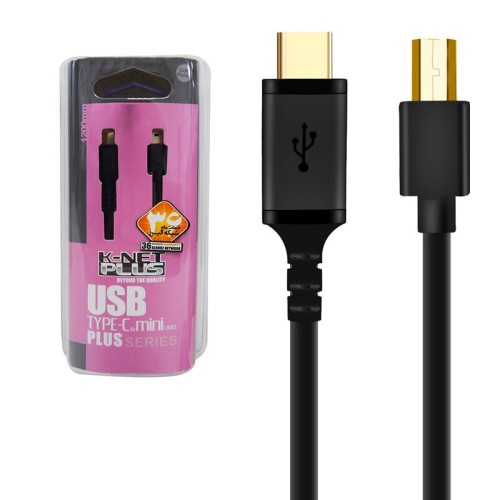 کابل تبدیل Type-C به MiniUSB کی نت پلاس KP-A53 طول 1.2 متر