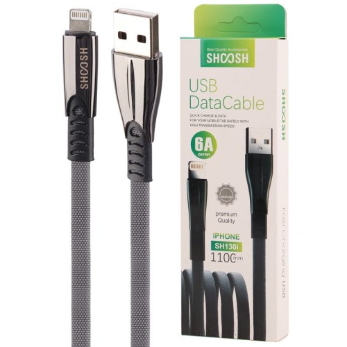 کابل لایتنینگ فست شارژ 6 آمپر شوش SH130i طول 1.1 متر