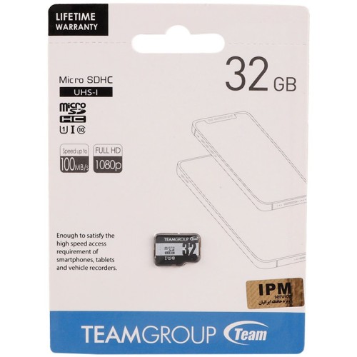 رم میکرو 32 گیگ تیم گروپ TeamGroup U1 C10 100MB/s