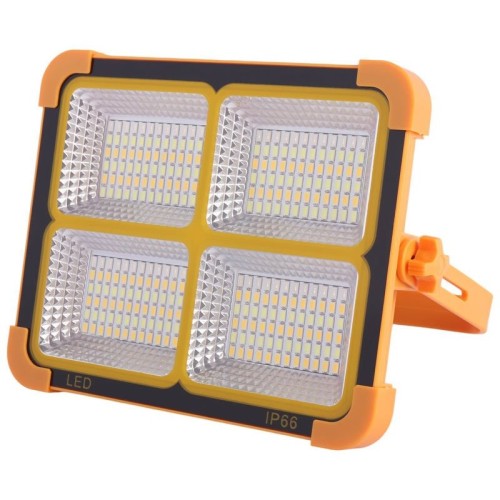 پروژکتور سیار ال ای دی شارژی و پاور بانک خورشیدی Led Solar Light کد 2