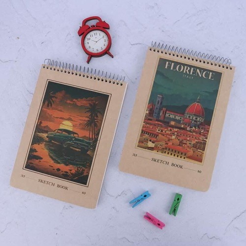 دفترچه یادداشت 60 برگ سنجاقک بالا بازشو