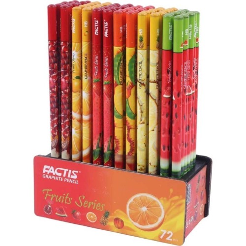 مداد مشکی فکتیس Factis Fruits Series بسته 72 عددی