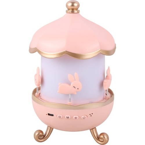 چراغ خواب طرح کاروسل خرگوشی WH-E11