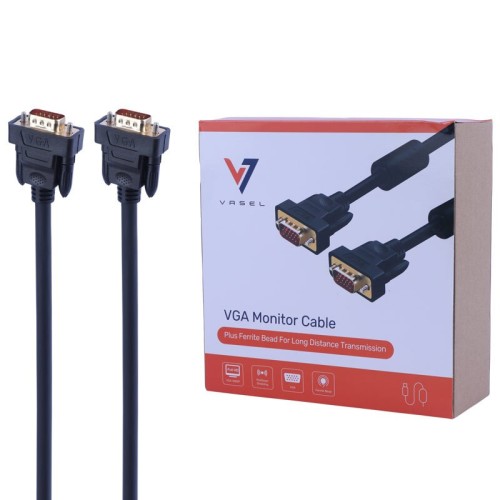 کابل VGA واصل Vasel طول 15 متر