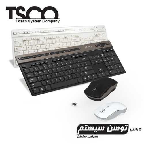 کیبورد و موس بی سیم تسکو TKM-7106