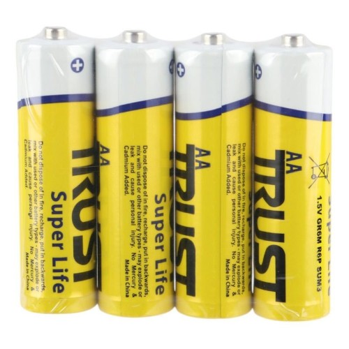 باتری چهارتایی قلمی تراست Trust Super Life R6P شرینک