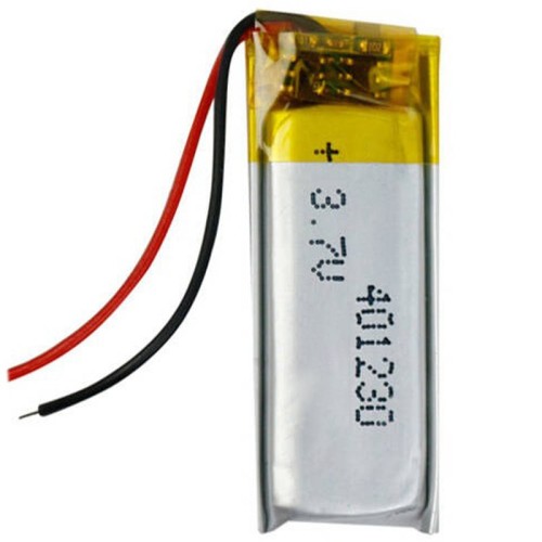 باتری لیتیوم 300mAh 40*12*30mm 401230