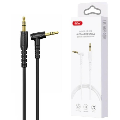 کابل AUX ایکس او XO-NB-R272 یکسر L طول 1 متر