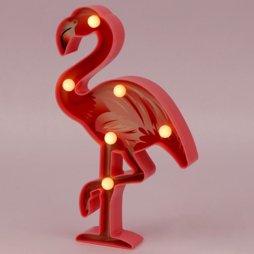 چراغ خواب باتری خور طرح فلامینگو