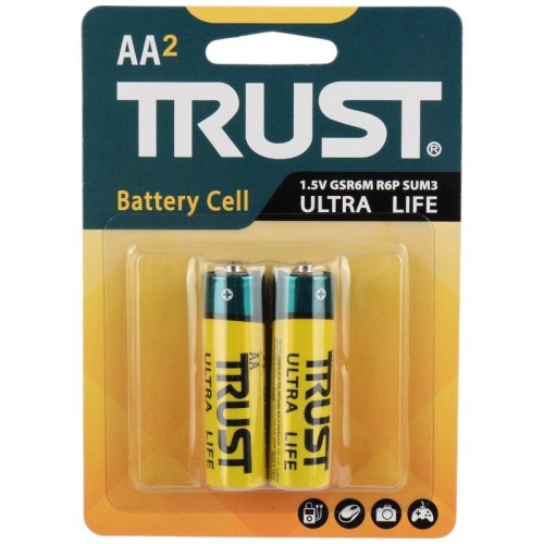 باتری دوتایی قلمی تراست Ultra Life R6P